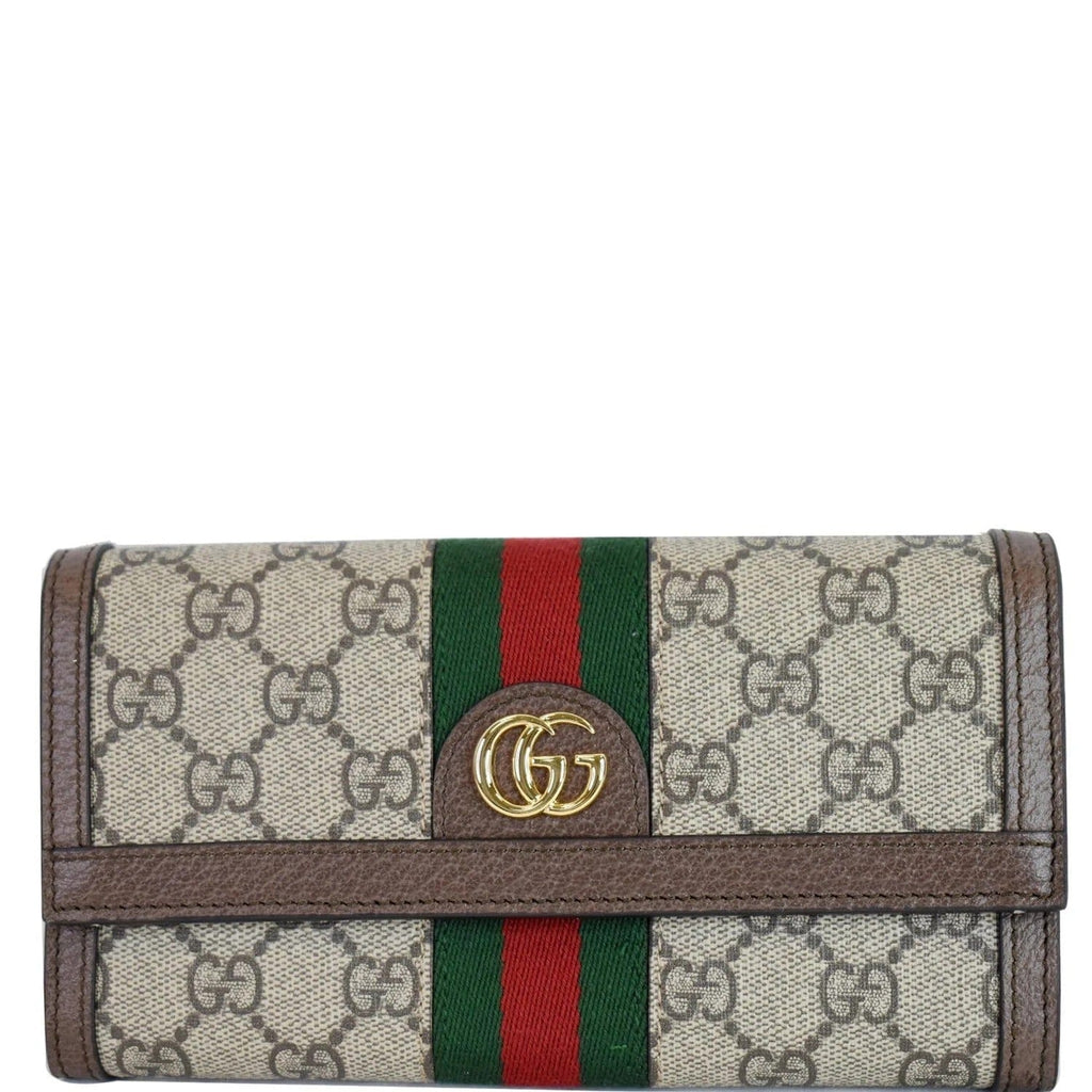 Gucci D Ring Continental Wallet GG Canvas Continental Wallet - Neutrals  Wallets, Accessories - GUC1303990