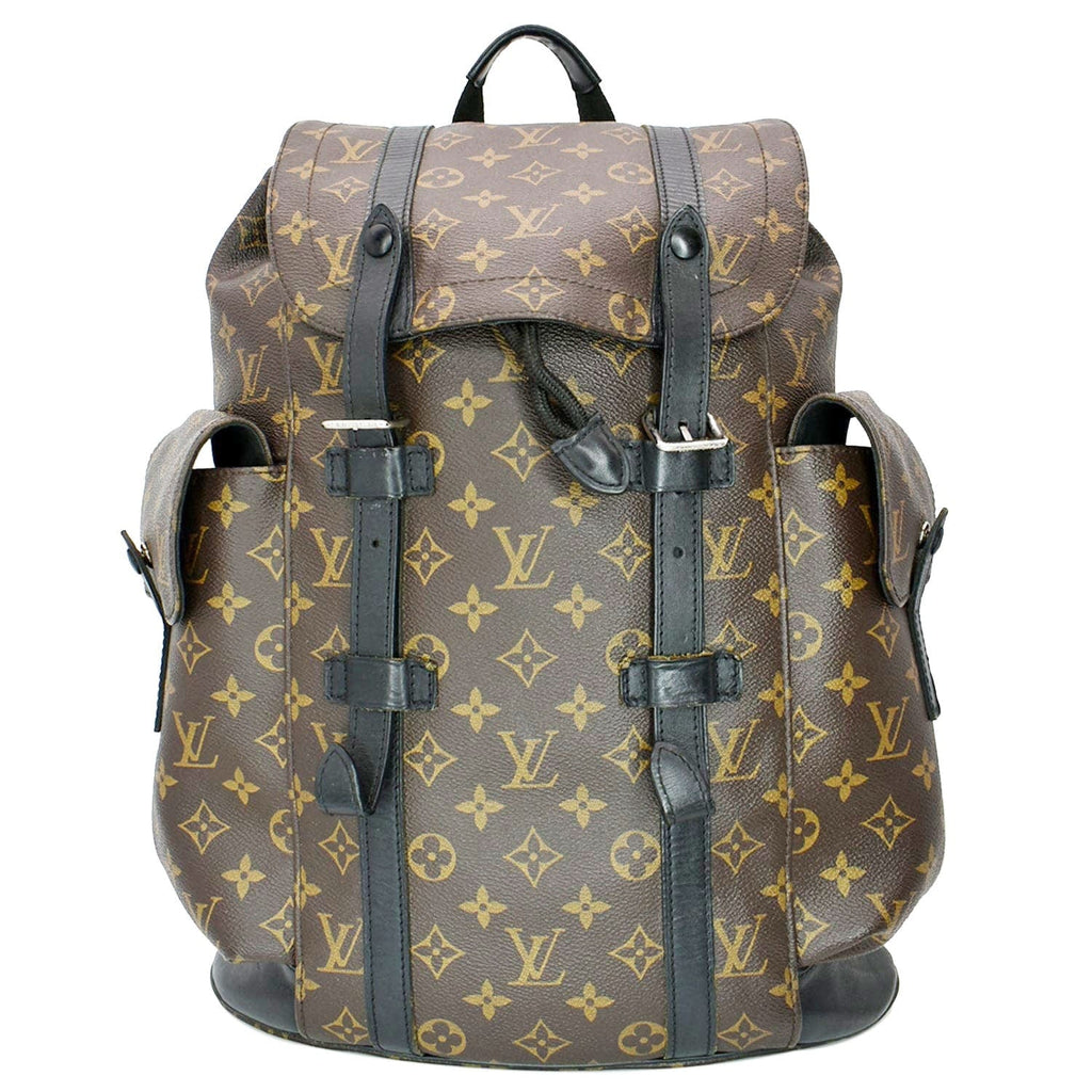 Louis Vuitton Brown Macassar Monogram Christopher Backpack – Savonches