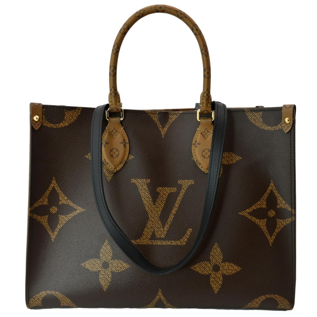 Louis Vuitton Beige/Brown Monogram Giant Raffia OnTheGo MM Tote