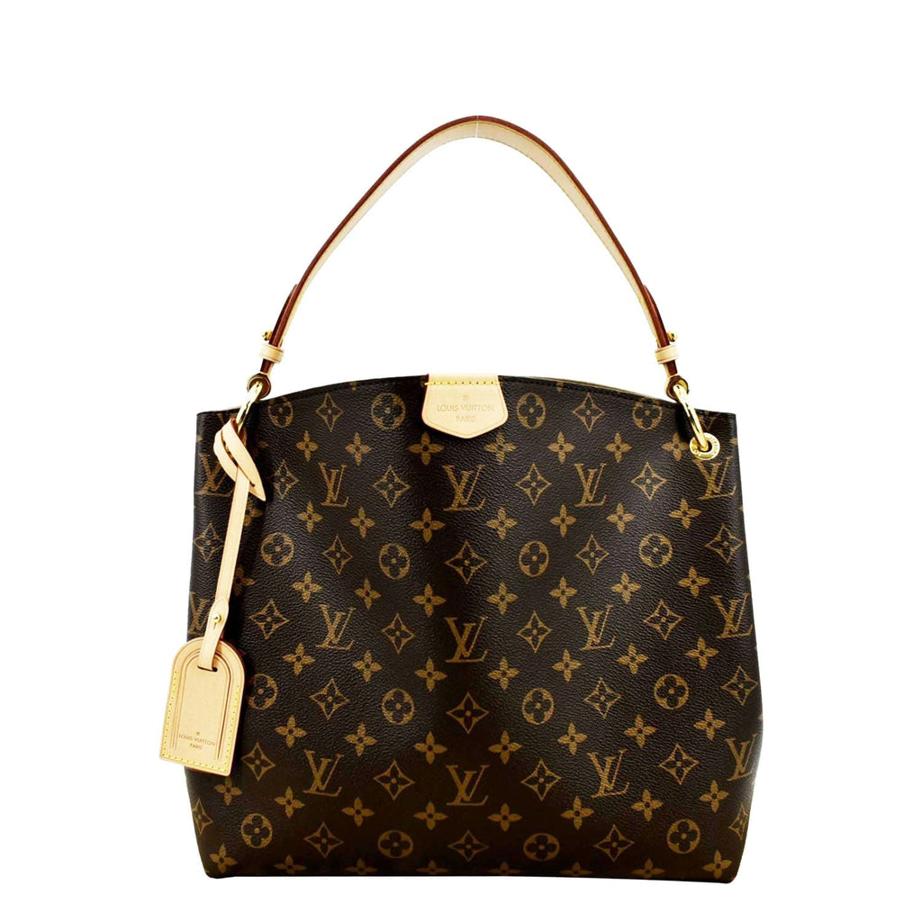 LOUIS VUITTON Graceful PM Peony Monogram Canvas Hobo Shoulder Bag