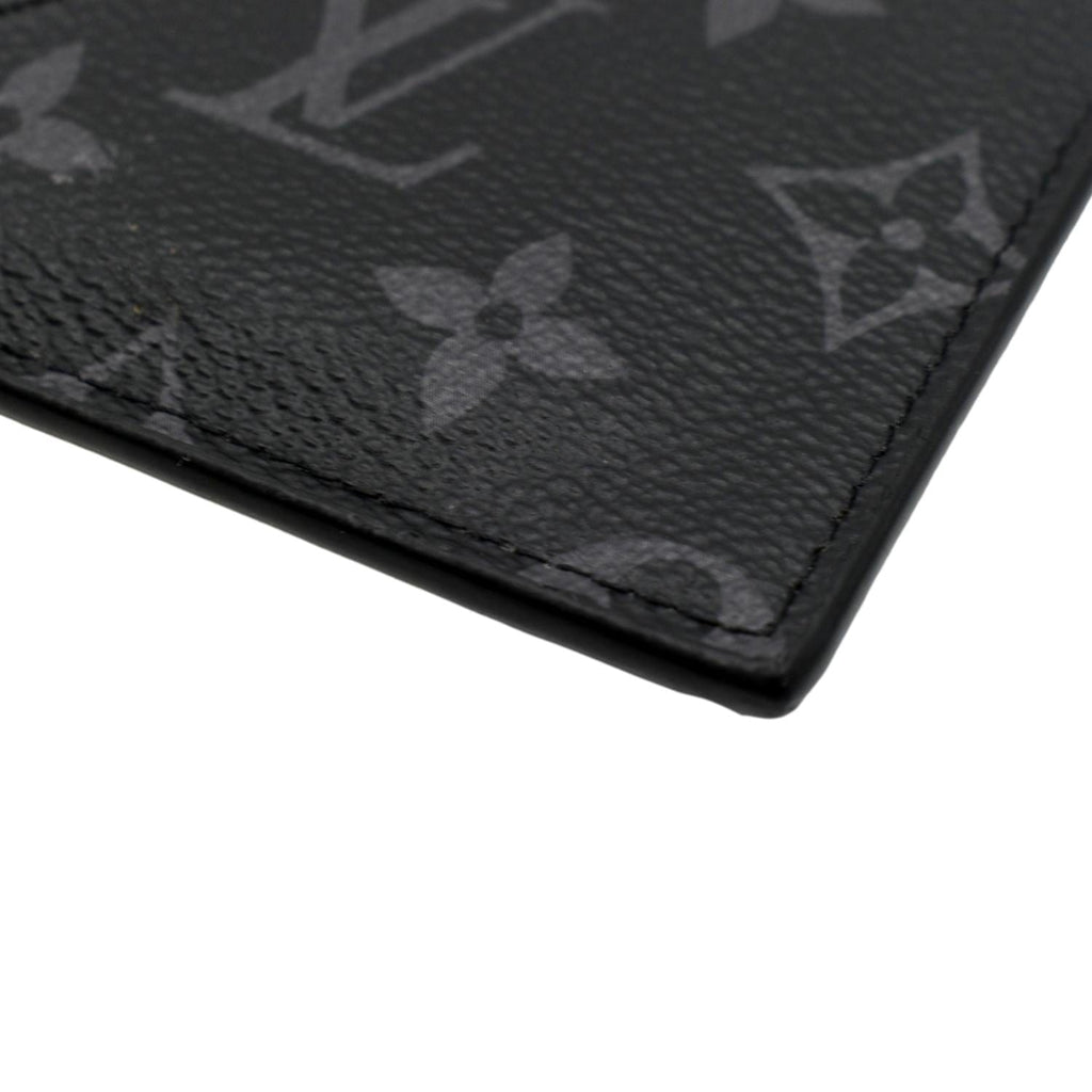 Louis Vuitton Monogram Eclipse Coin Card Holder Case Wallet M69533