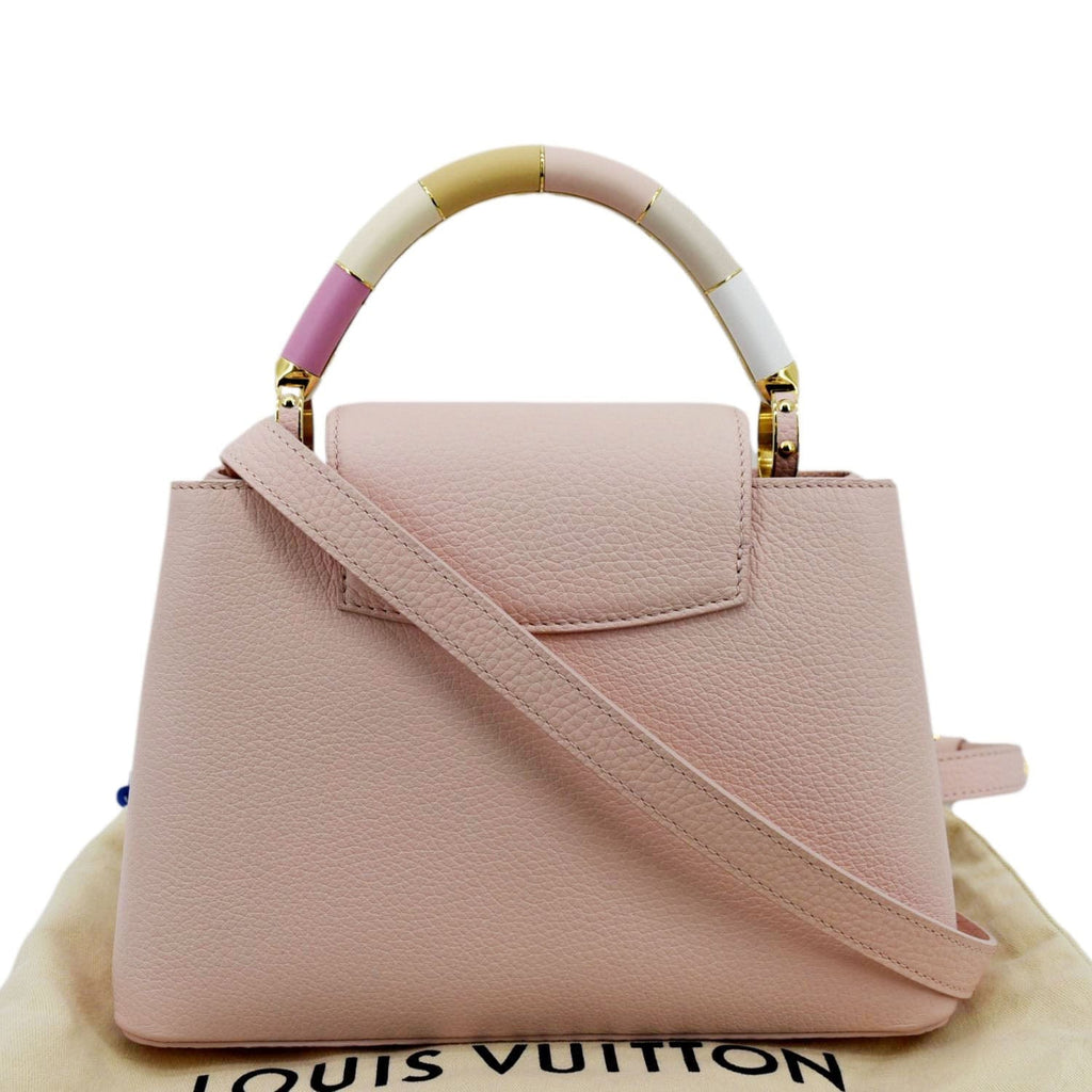 Louis Vuitton Pink Ombre Capucines BB Leather Pony-style calfskin  ref.999535 - Joli Closet