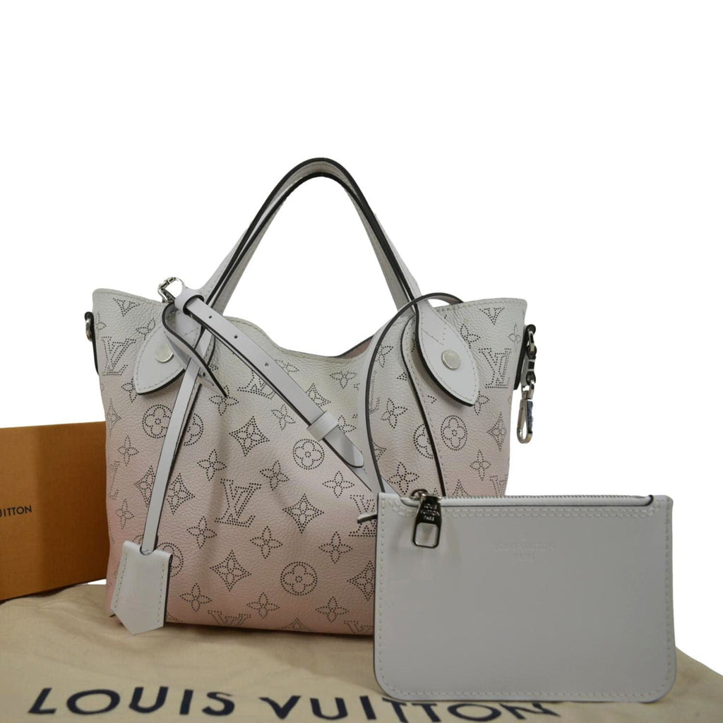 Louis Vuitton Hina Handbag Mahina Leather PM Pink 22126910