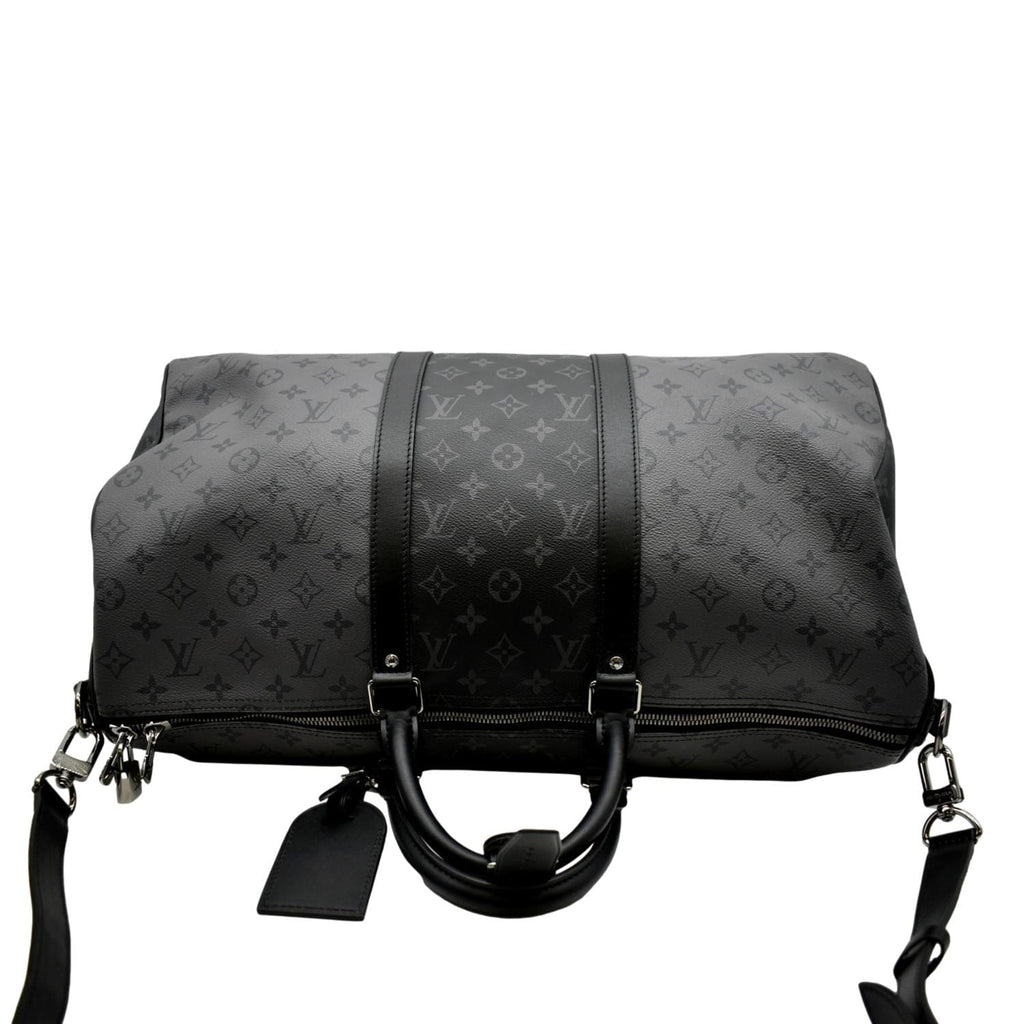 Louis Vuitton Keepall Bandouliere Bag Reverse Monogram Eclipse Canvas 50 -  ShopStyle