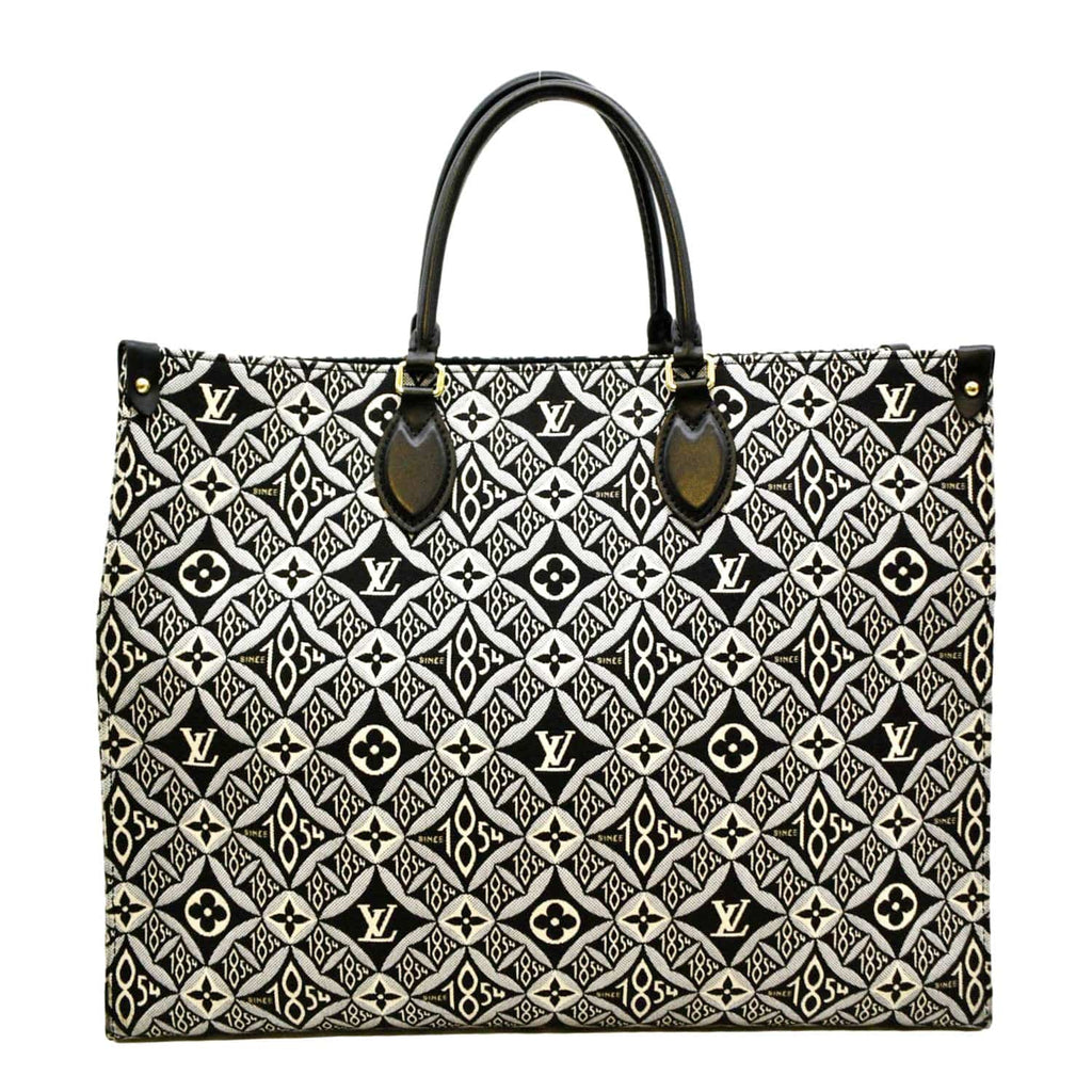 Louis Vuitton Limited Edition Jacquard Since 1854 Onthego GM Tote (SHF –  LuxeDH