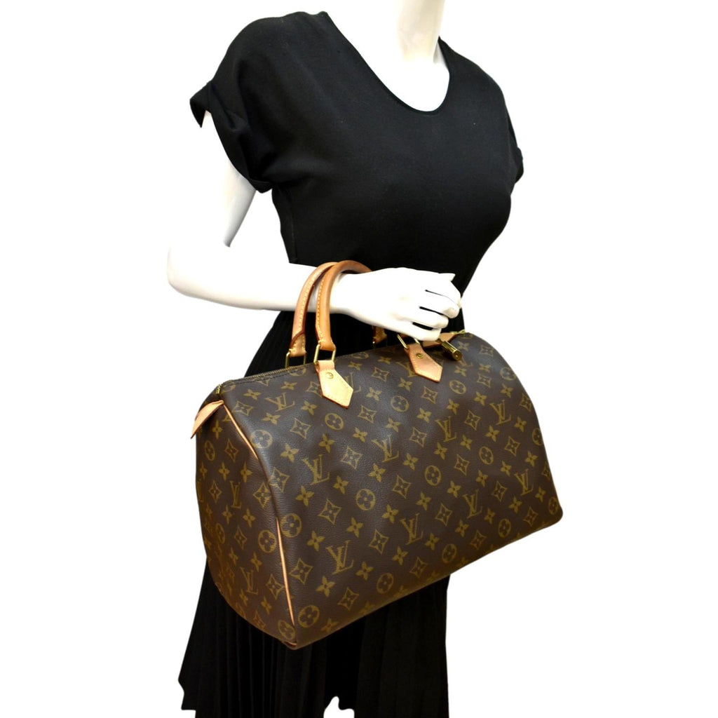 Louis Vuitton Speedy Bag 35 Used Brown - $275 (81% Off Retail) - From Kris