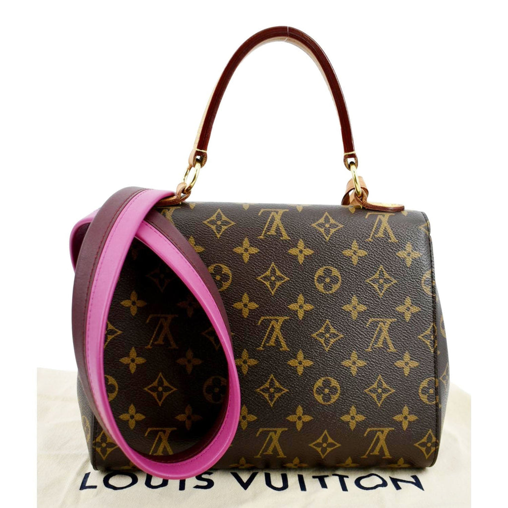 Louis Vuitton - Authenticated Cluny Handbag - Cotton Multicolour for Women, Good Condition