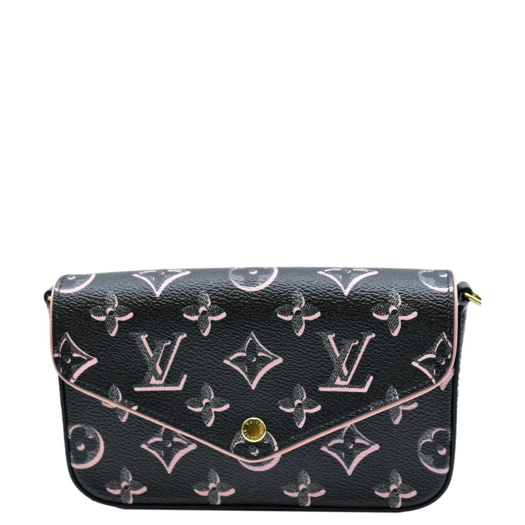 Félicie strap & go cloth crossbody bag Louis Vuitton Brown in Cloth -  38036419