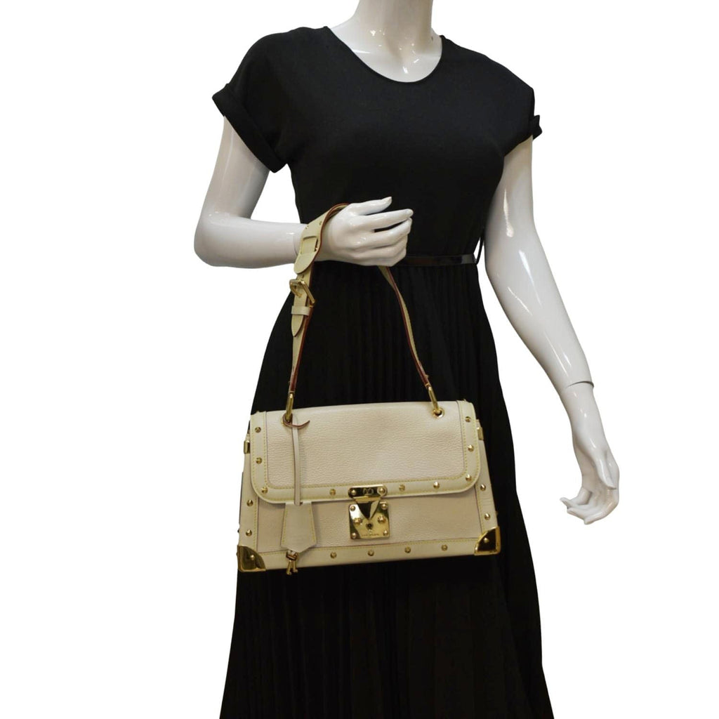 Le talentueux leather handbag Louis Vuitton White in Leather - 30147225