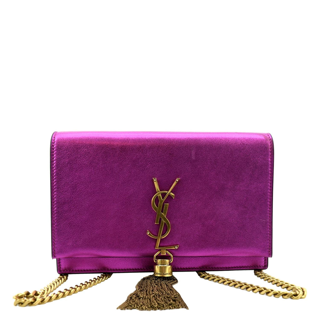 Gold Metallic Kate with Tassel Wallet-On-Chain (WOC)