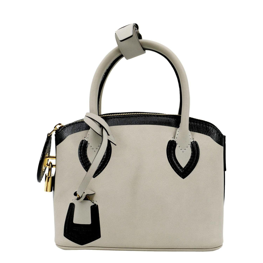 Lockit leather handbag Louis Vuitton Black in Leather - 32377935