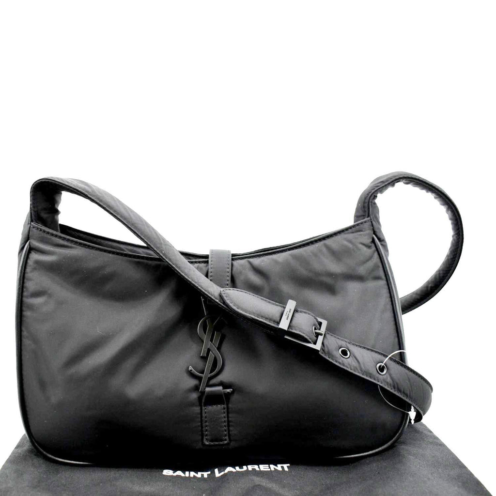 YSL Saint Laurent Le 5 A 7 Nylon GRAY Crossbody Bag dust bag NEW but w/o  tag