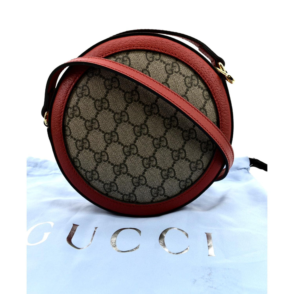 Gucci Red GG Supreme Canvas Apple Round Bag – EYE LUXURY CONCIERGE
