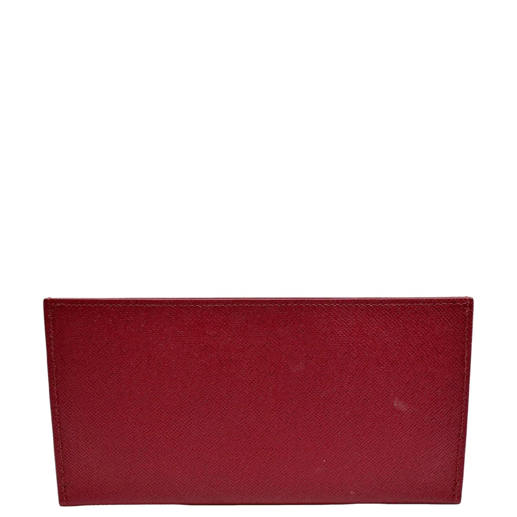 Louis Vuitton Genève Card Holder Wallet - Red Alligator Leather