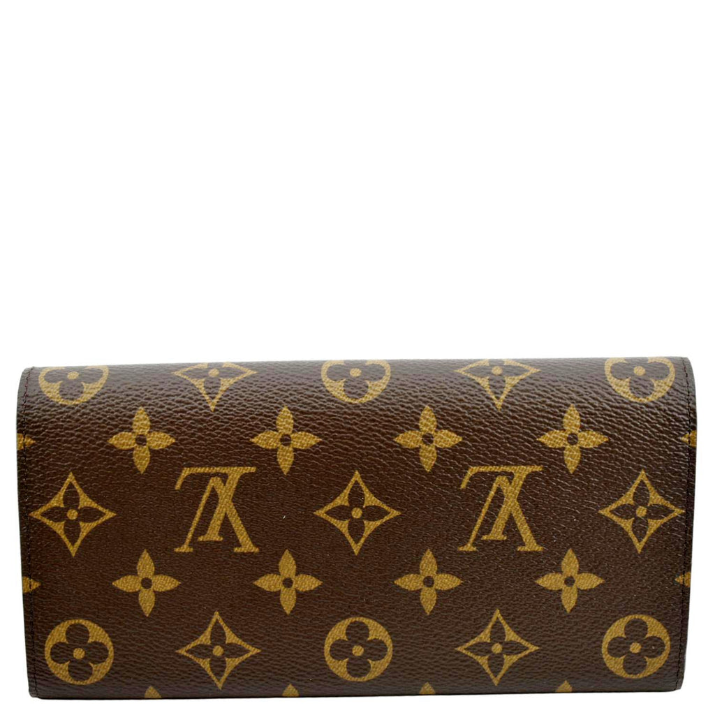 Louis Vuitton Emilie Wallet Monogram Fuchsia in Coated Canvas with  Gold-tone - US