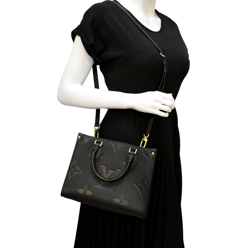 Louis Vuitton Empreinte Monogram Giant Onthego PM Black Tote Bag – Mills  Jewelers & Loan
