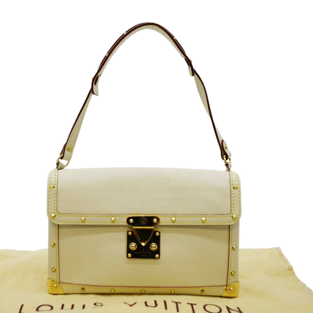 Louis Vuitton White Suhali L'Aimable Bag - Yoogi's Closet