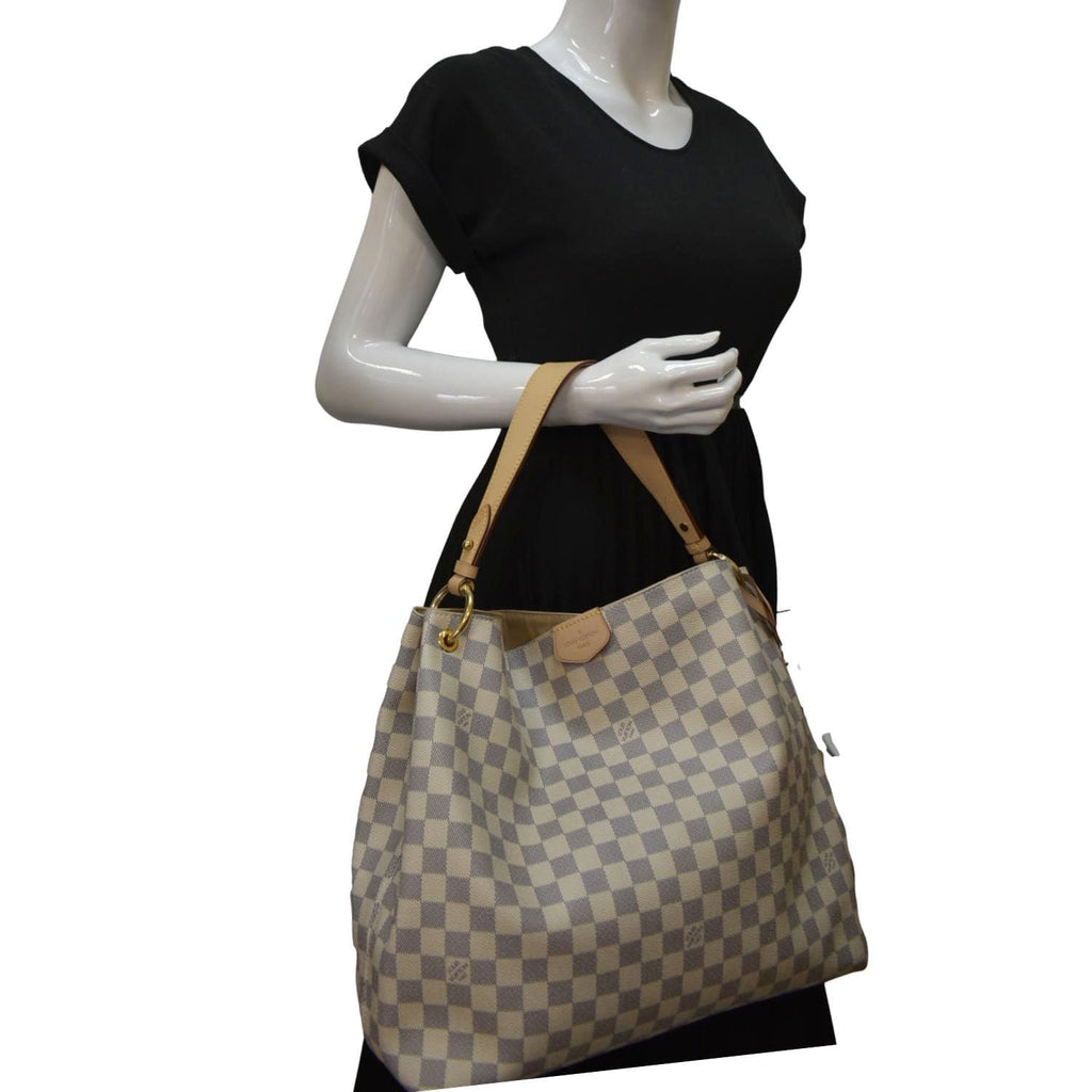 Louis Vuitton Damier Azur Graceful MM - Neutrals Hobos, Handbags