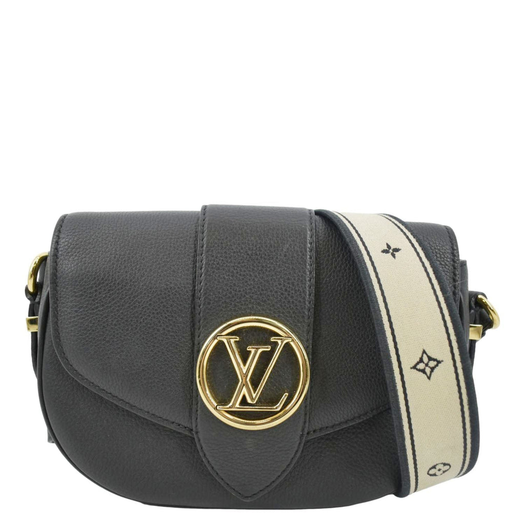 Louis Vuitton LV Pont 9 Soft Bag Leather MM Brown
