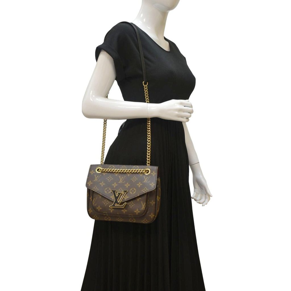 Passy leather handbag Louis Vuitton Brown in Leather - 31346895