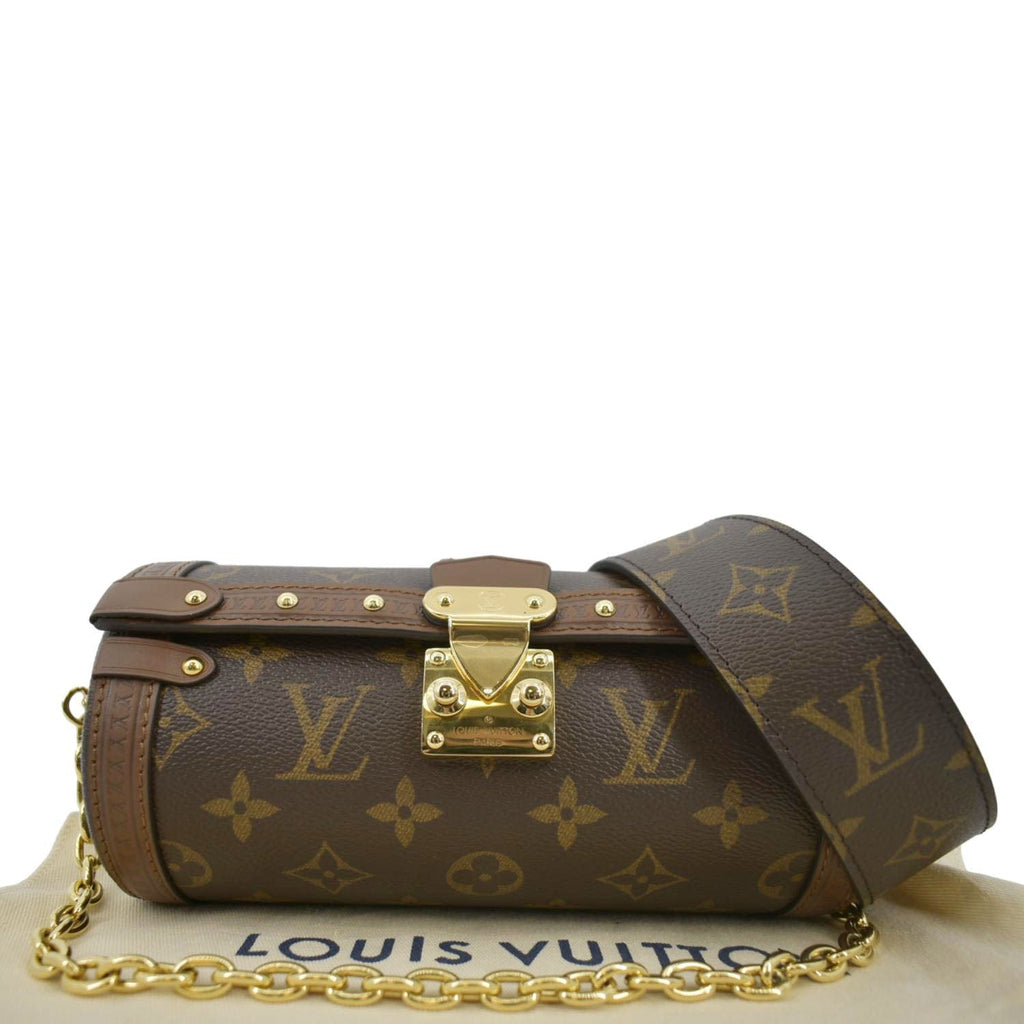 Louis Vuitton Ebene Monogram Canvas Papillon Trunk Gold Hardware