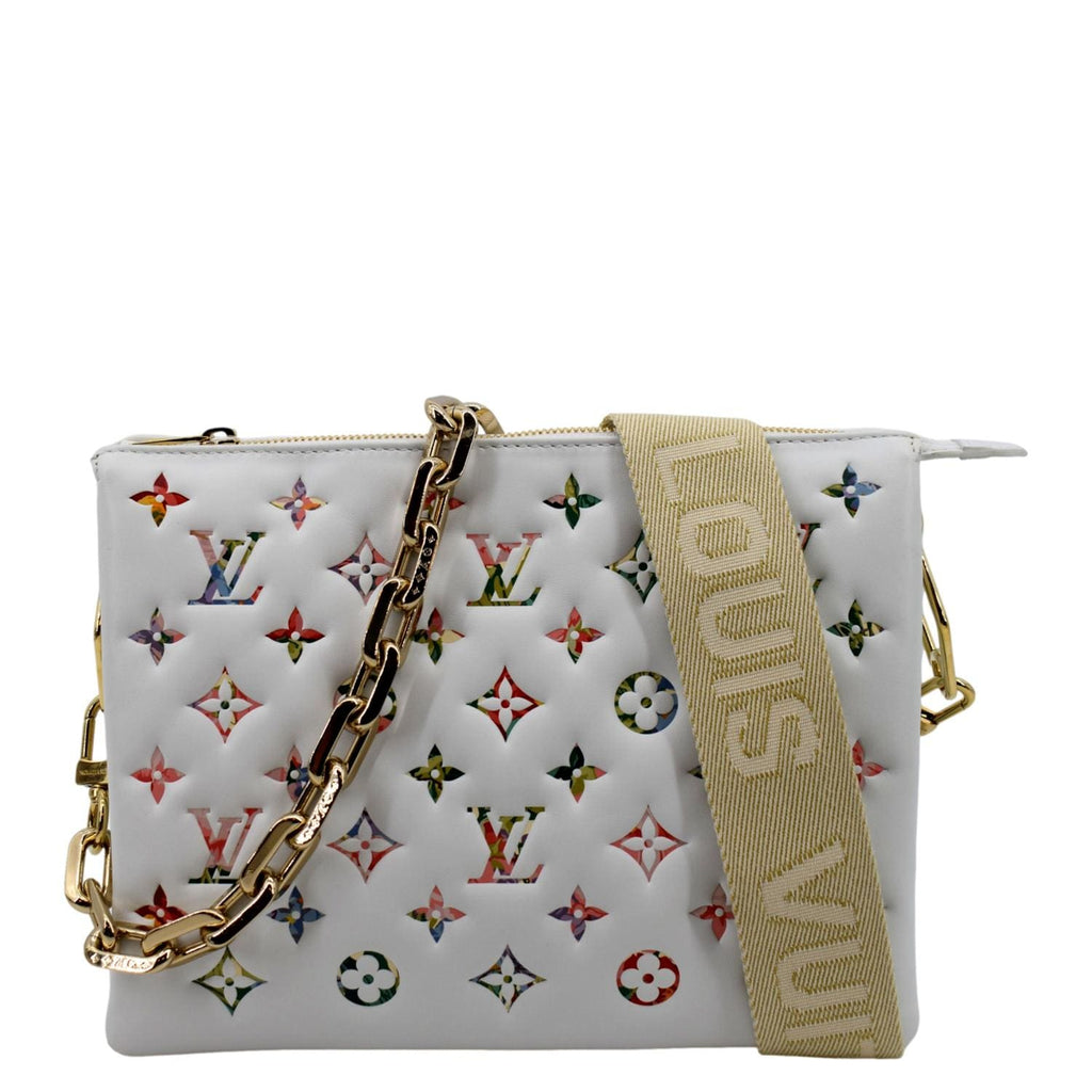 Louis Vuitton Monogram Lambskin Garden Coussin PM - White Crossbody Bags,  Handbags - LOU807279