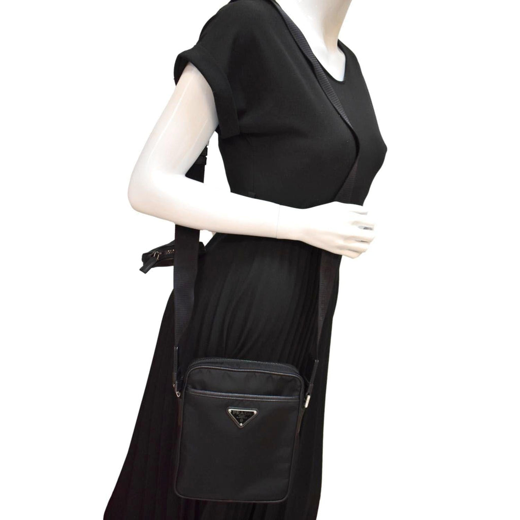 Shop PRADA RE NYLON 2021 SS Unisex Nylon Street Style Leather Crossbody Bag  by AceGlobal