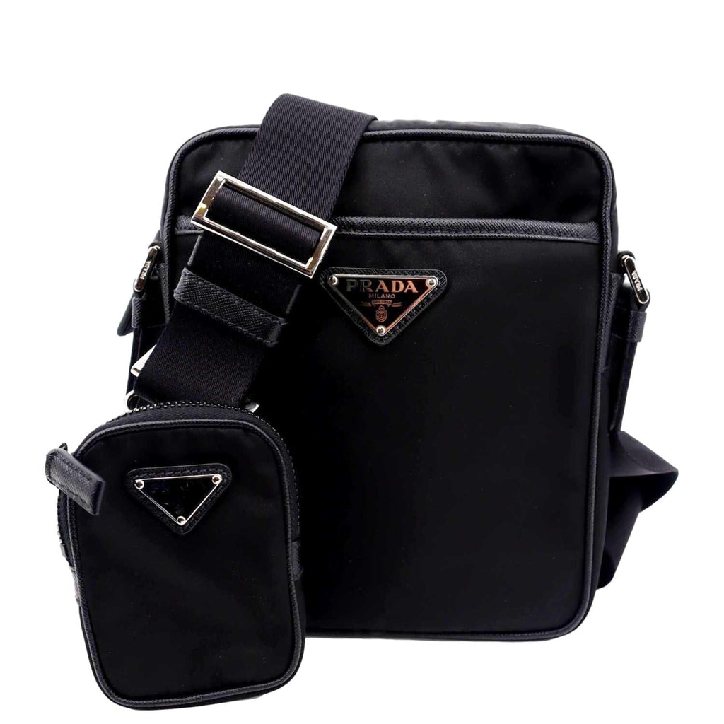 Shop PRADA Saffiano Street Style Plain Leather Crossbody Bag by  sea-world777