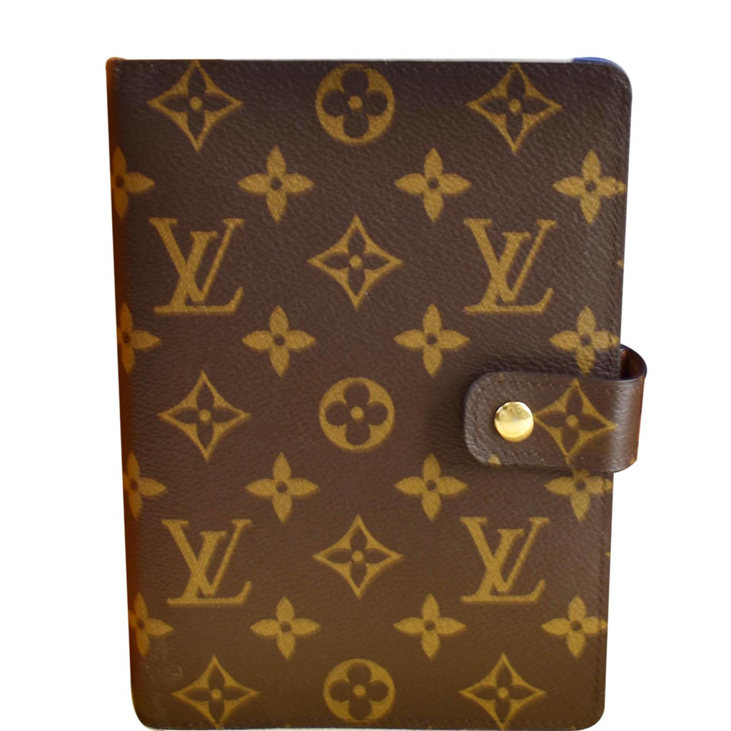 Medium Ring Agenda Cover - Luxury Monogram Canvas Brown