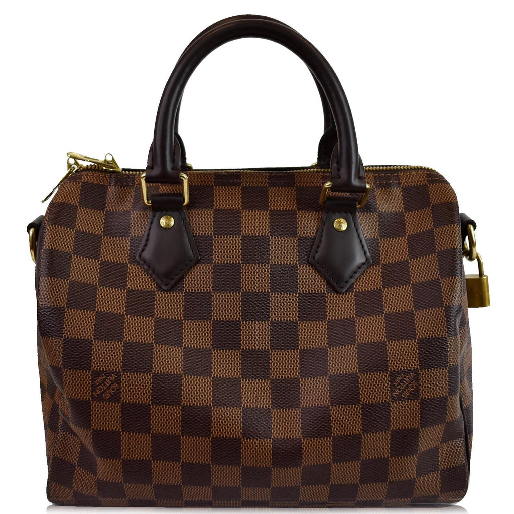 Speedy Bandoulière 25 - Luxury Damier Ebene Canvas Brown