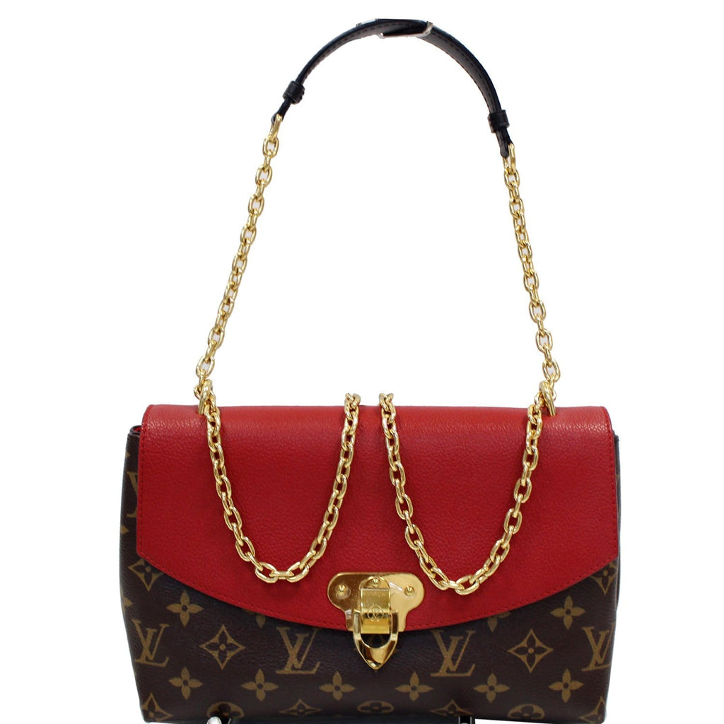 Auth New Louis Vuitton Saint Placide Handbag Monogram Canvas and Leather
