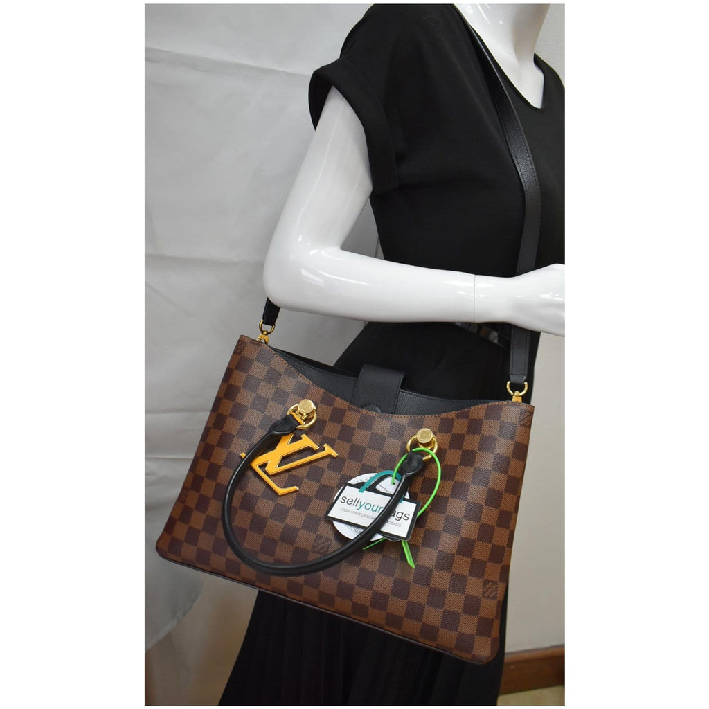 Reuse Louis Vuitton Bag Shoulder Lv Riverside N40052 Damier Ebene Brown  Riduvan