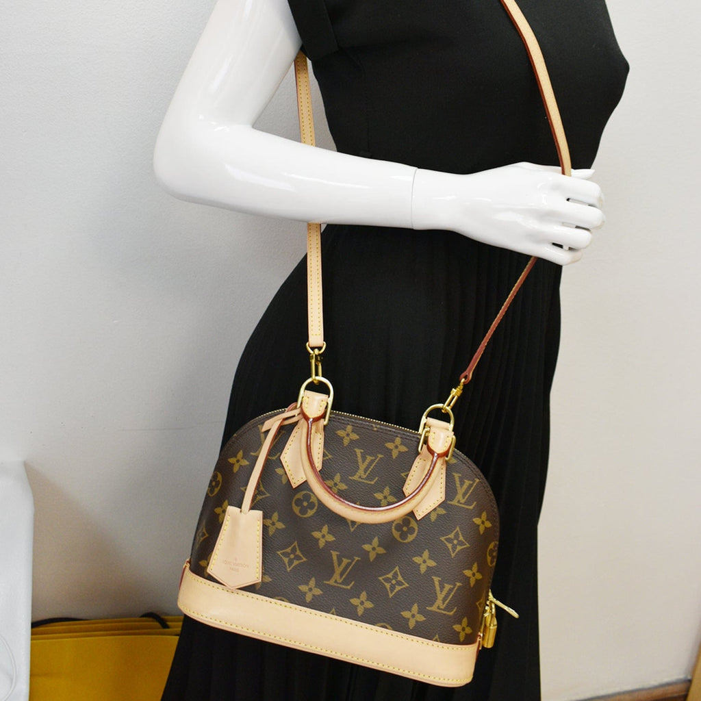 Brown Louis Vuitton Monogram Alma BB Satchel – Designer Revival