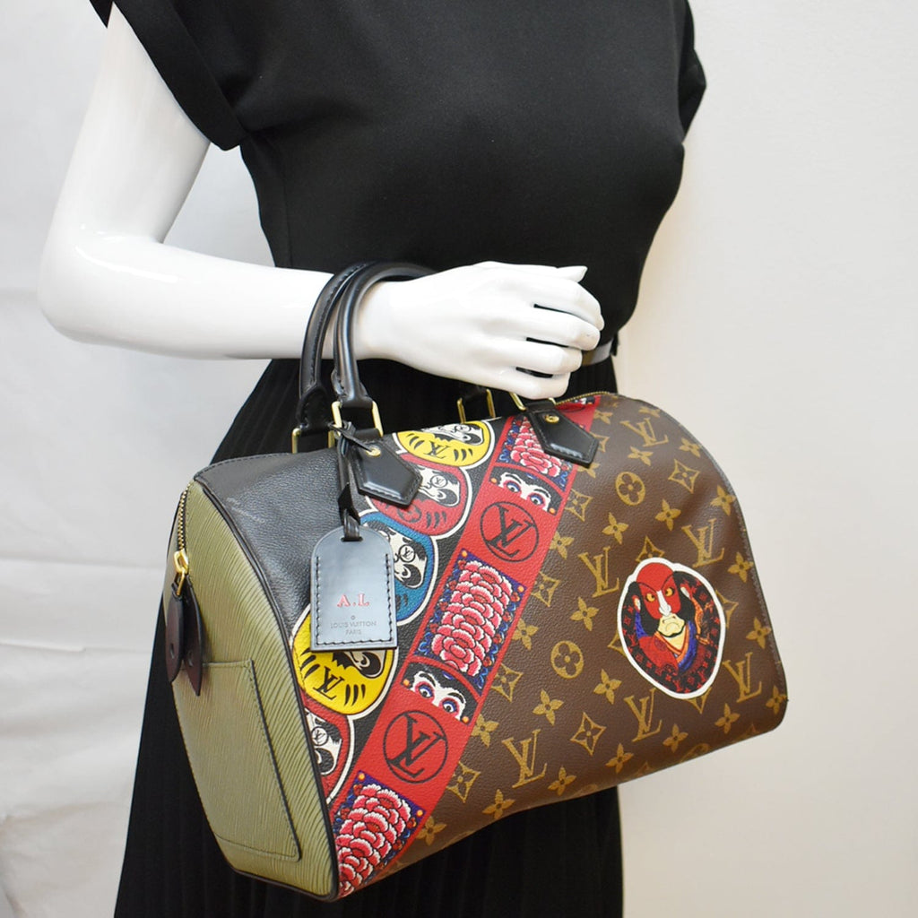 Kabuki leather bag Louis Vuitton Brown in Leather - 21979179