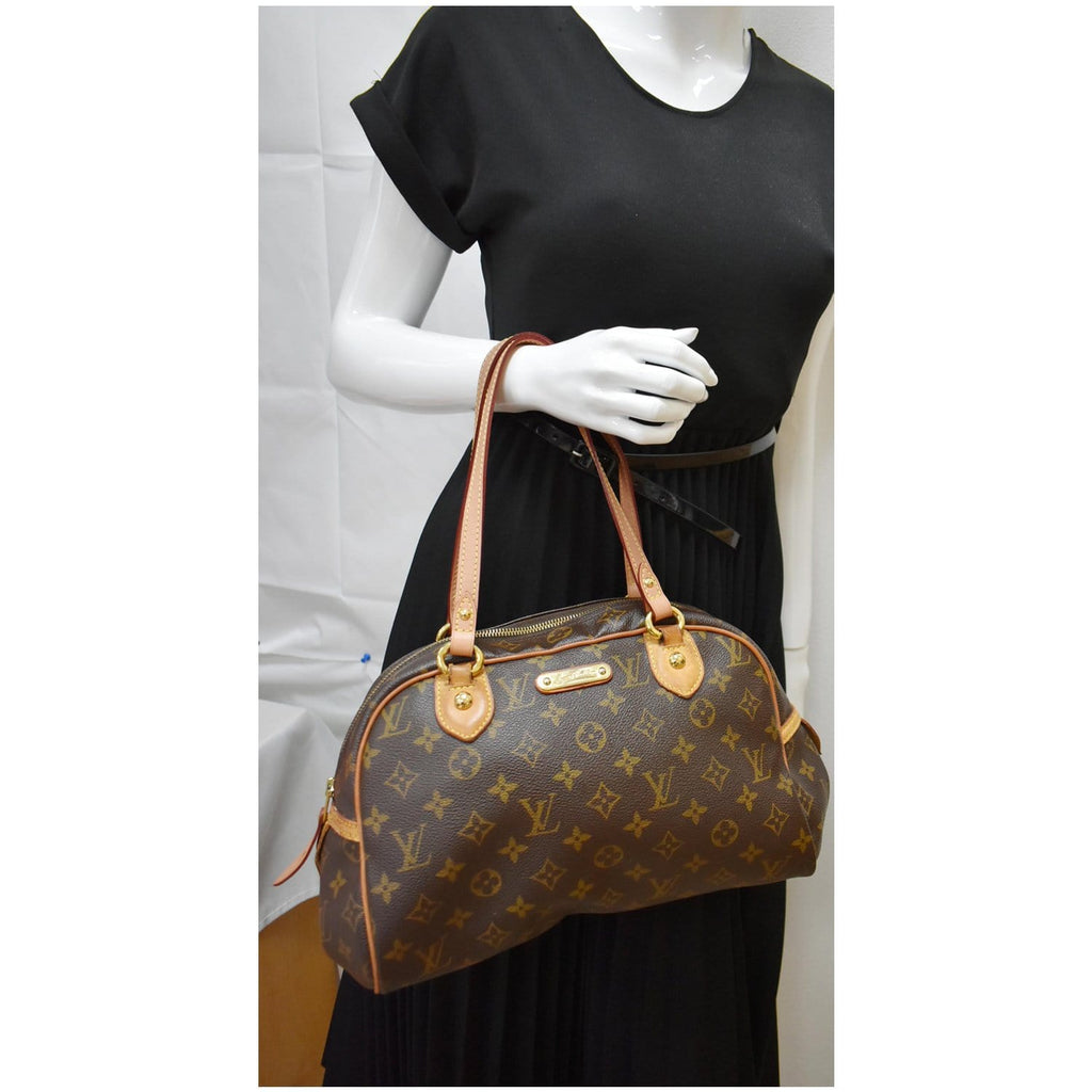 Louis Vuitton Hand Bag Montorgueil Pm Monogram Bag Added Strap