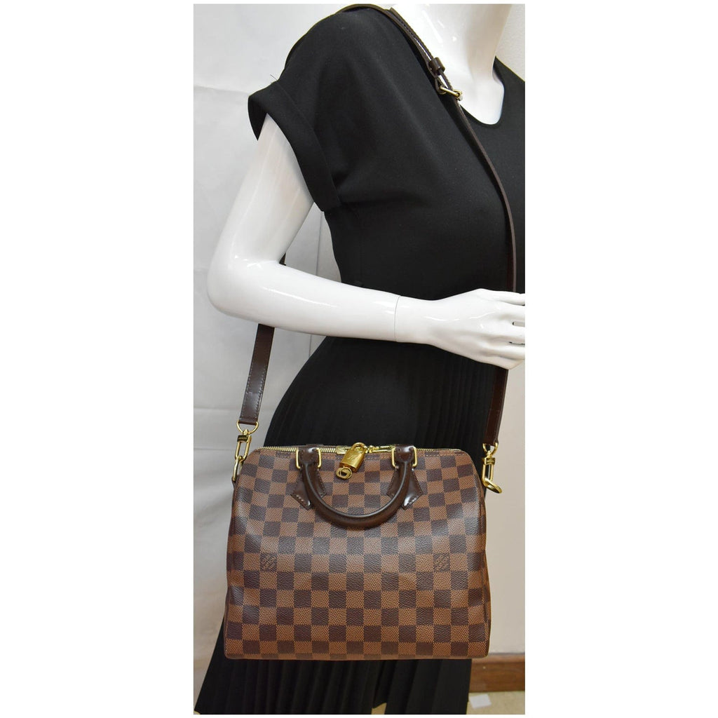 Louis Vuitton Speedy Bandoulière 25 Brown Damier Ebene