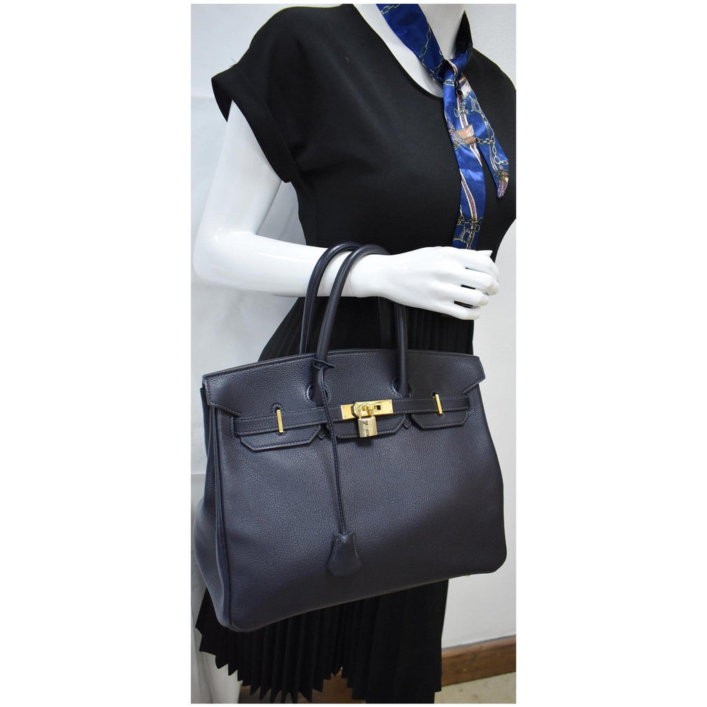 Hermes Birkin Designer Tote Bag Togo Leather in Elephant Grey – EliteLaza