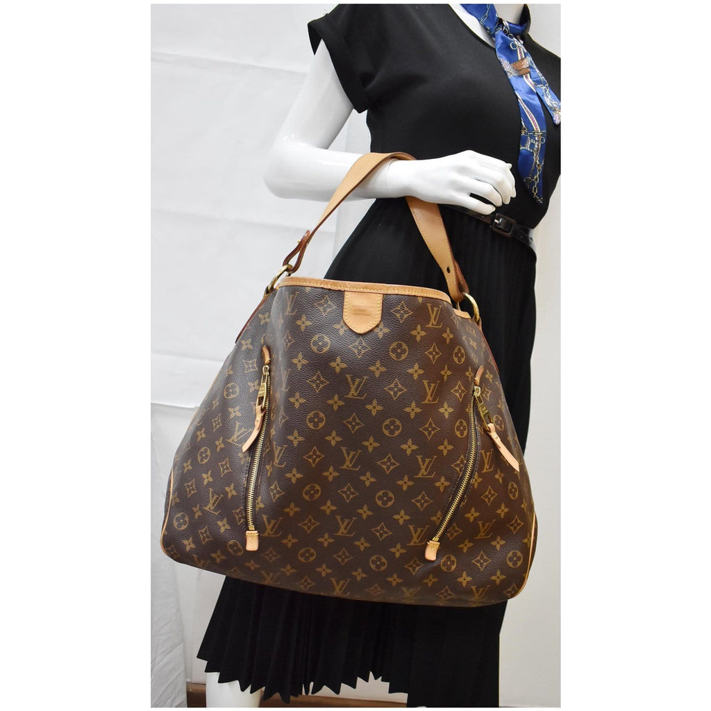 Delightful vinyl handbag Louis Vuitton Brown in Vinyl - 33424883