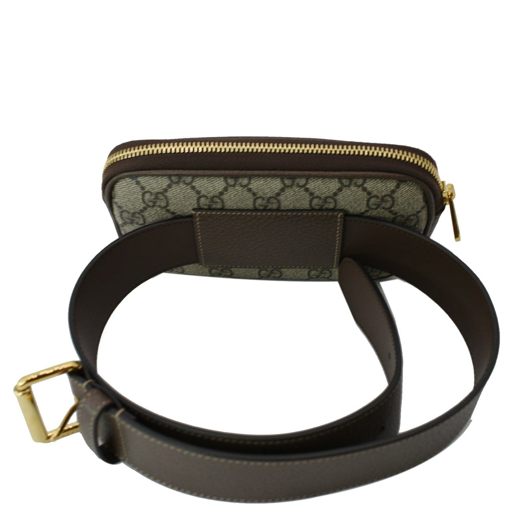 Gucci Ophidia Gg Suede Belt Bag in Brown