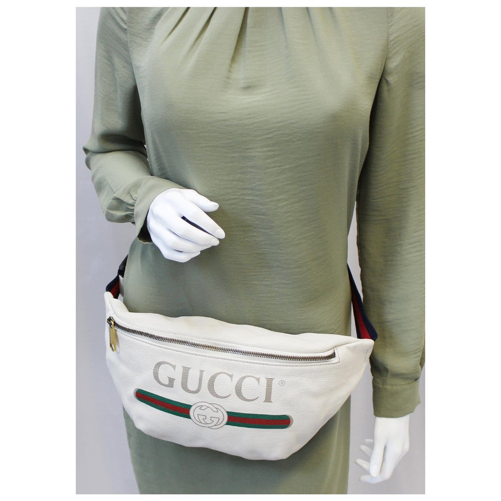 Gucci waist 2025 bag white