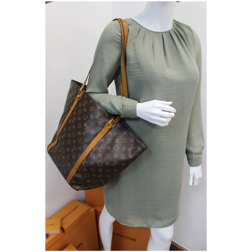 Louis Vuitton Shopping Tote Sac shopping Monogram Sac 872881 Brown Coated  Canvas Shoulder Bag, Louis Vuitton