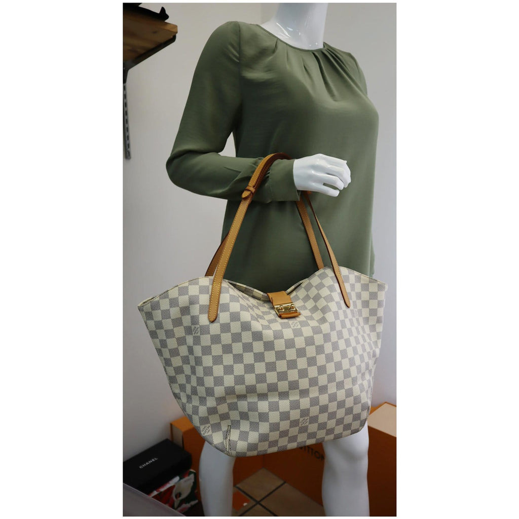 Salina PM Damier Azur – Keeks Designer Handbags