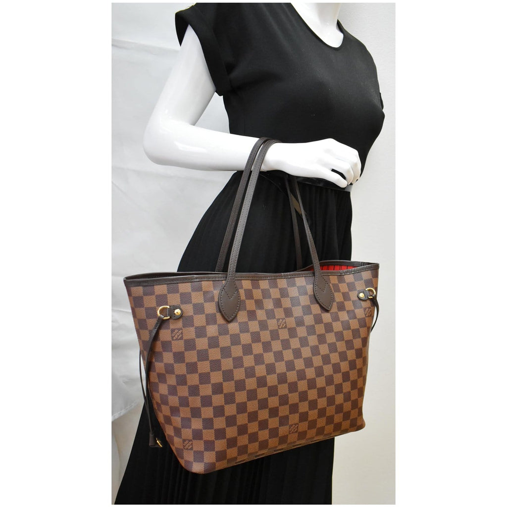 Louis Vuitton Catogram Neverfull MM w/ Pouch - Brown Totes, Handbags -  LOU636281