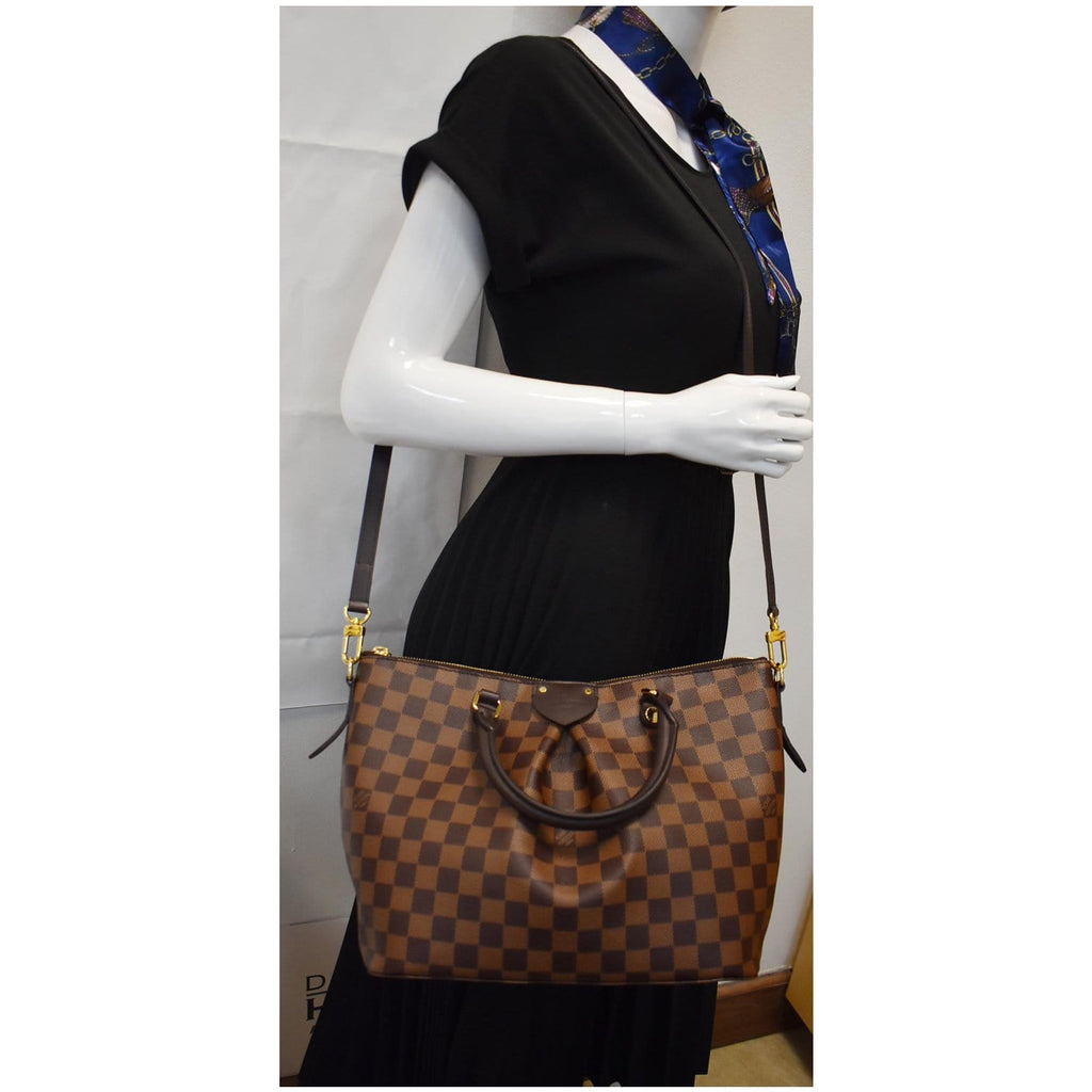 Louis Vuitton Siena PM Leather Bag Brown - NOBLEMARS