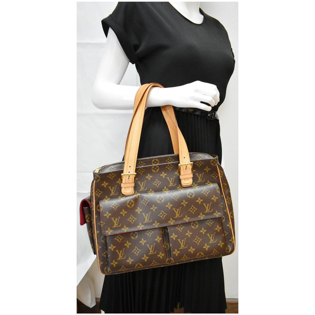 Viva cité leather handbag Louis Vuitton Brown in Leather - 21856419