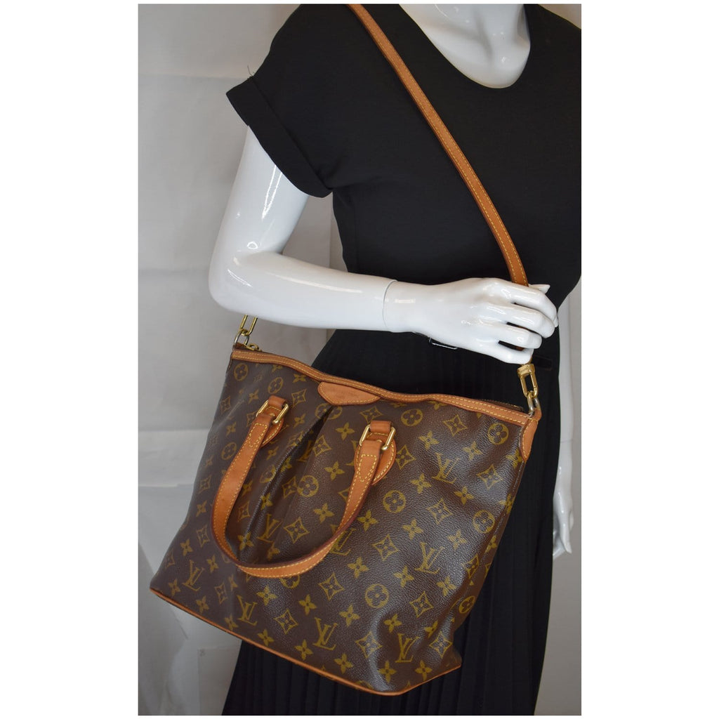 Palermo leather handbag Louis Vuitton Brown in Leather - 31365260