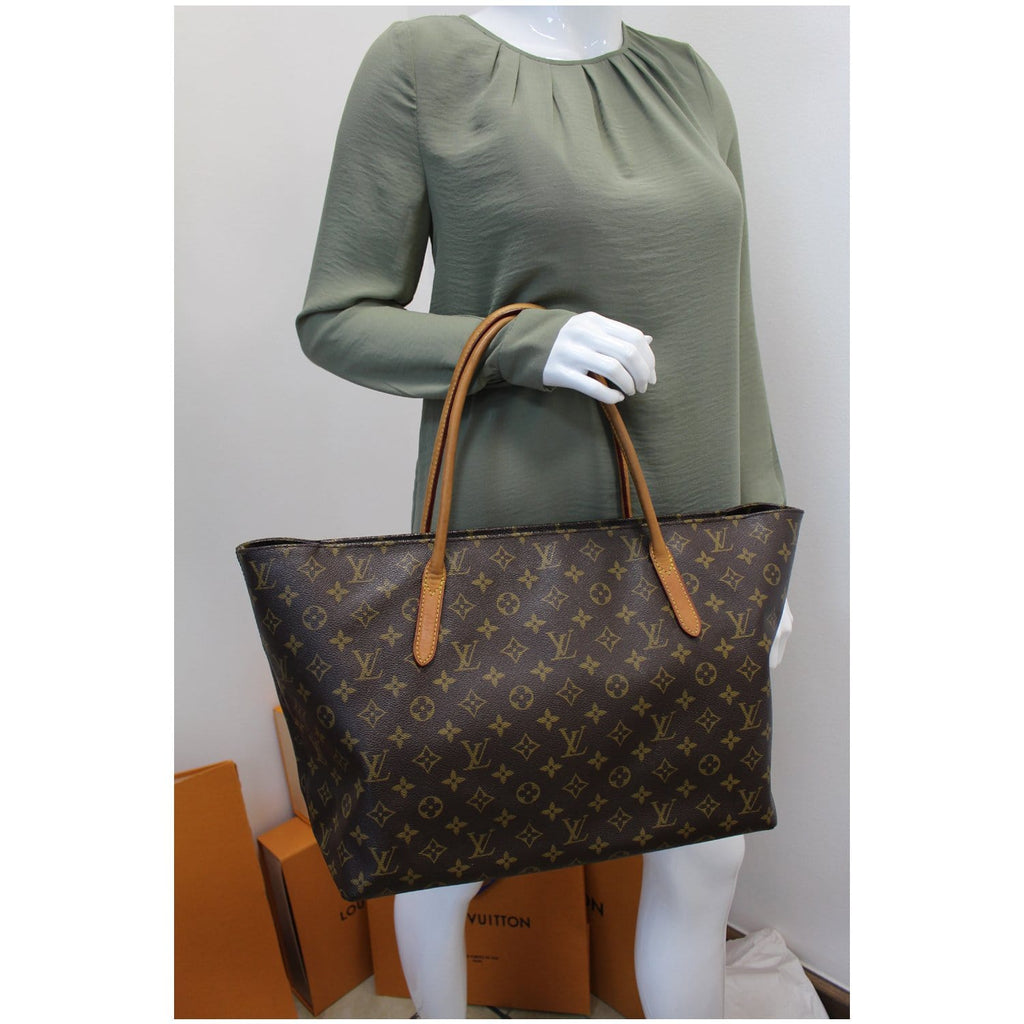 Louis Vuitton - Authenticated Raspail Handbag - Leather Brown Plain for Women, Good Condition