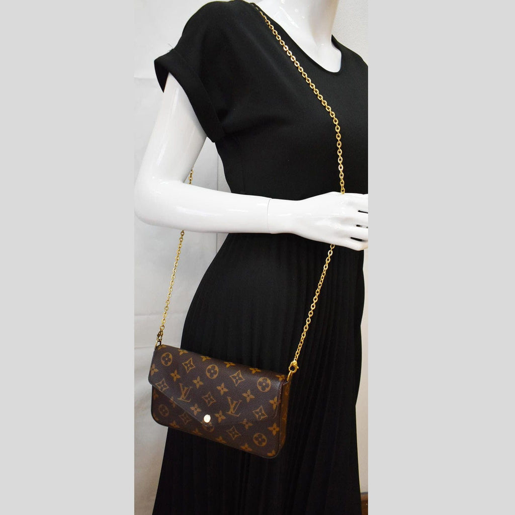 Louis Vuitton Monogram Pochette Felicie - Brown Crossbody Bags, Handbags -  LOU752730