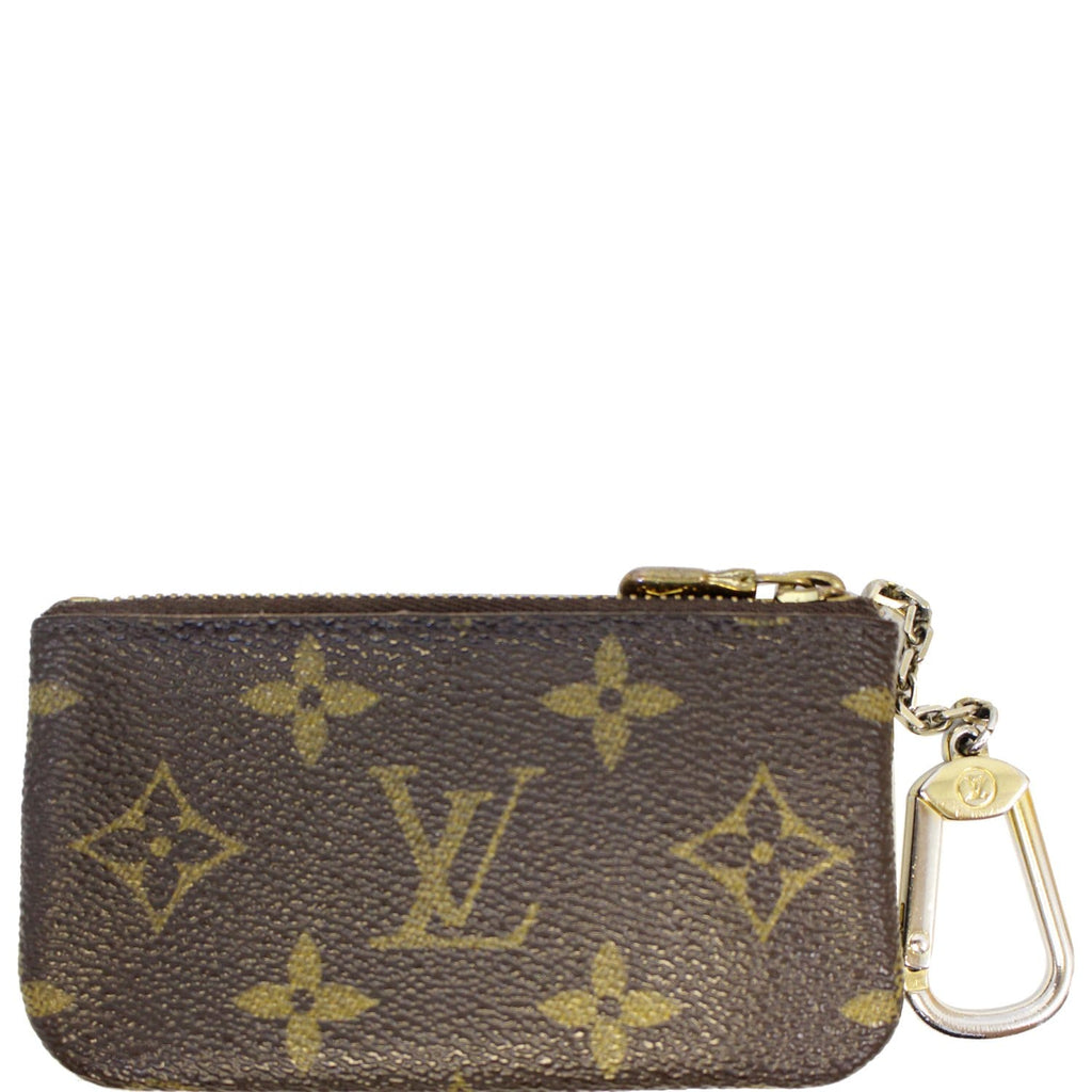 Key pouch leather small bag Louis Vuitton Brown in Leather - 23743607