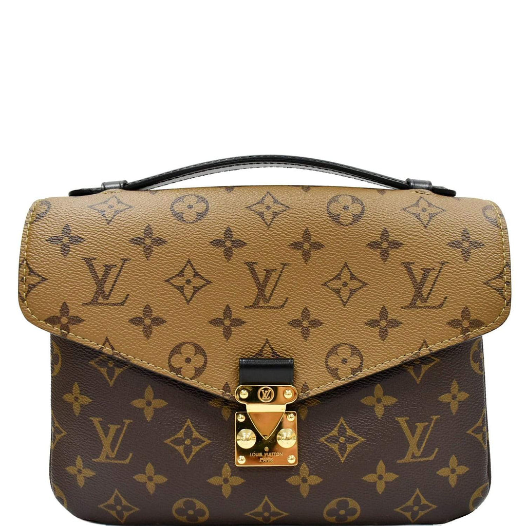 Metis cloth handbag Louis Vuitton Brown in Cloth - 31926383